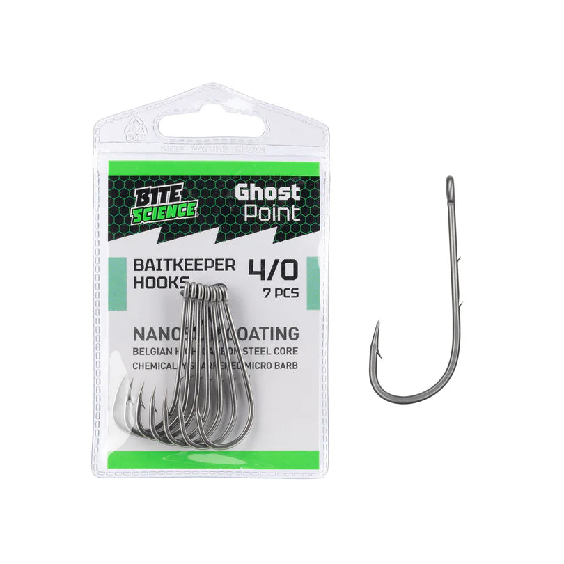 Bite Science Ghostpoint Baitkeeper Hook Value Pack