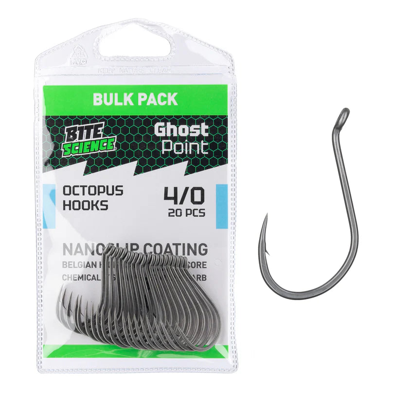 Bite Science Ghostpoint Octopus Hook Bulk Value Pack