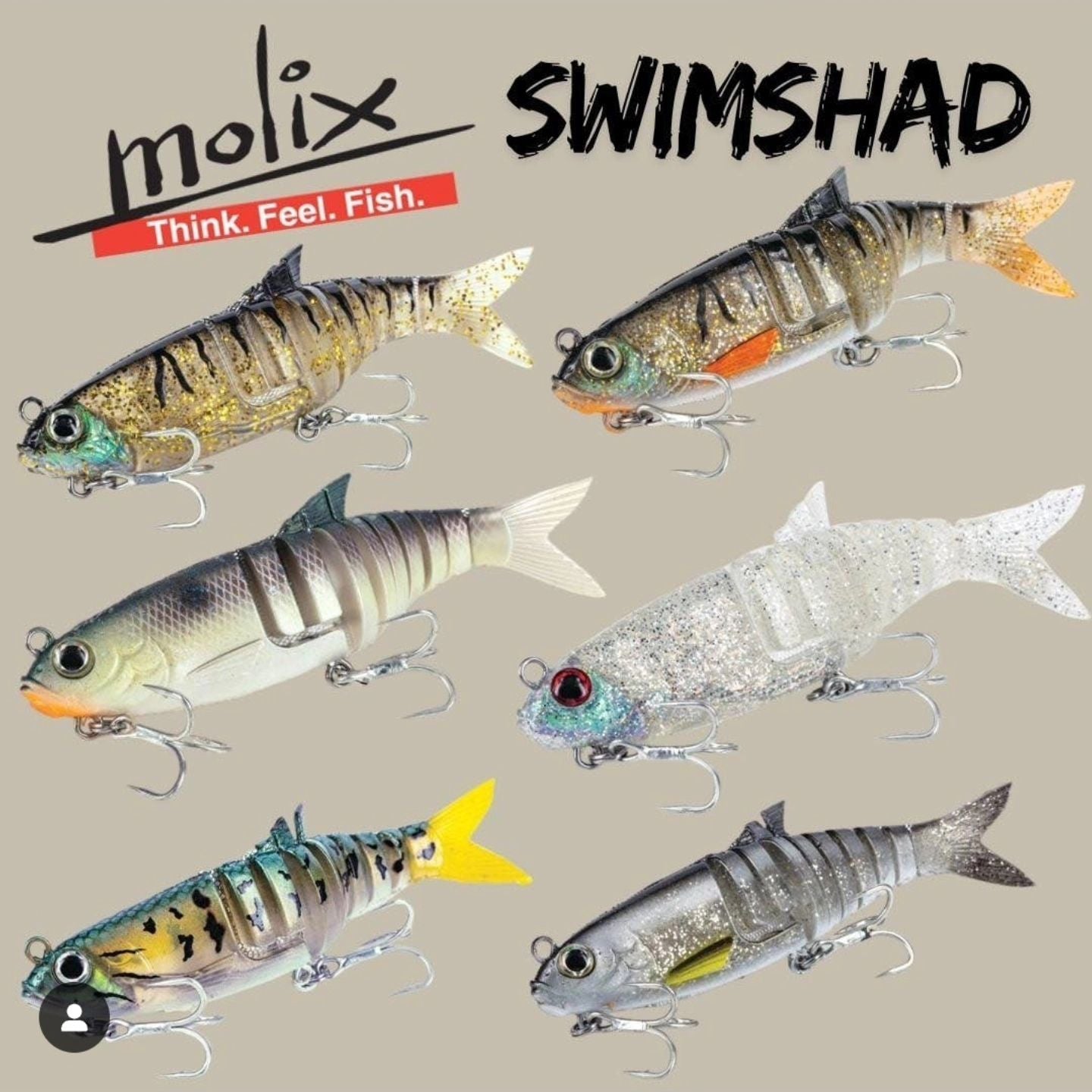 Molix Swim Shad Soft Plastic Swimbait Lure 150