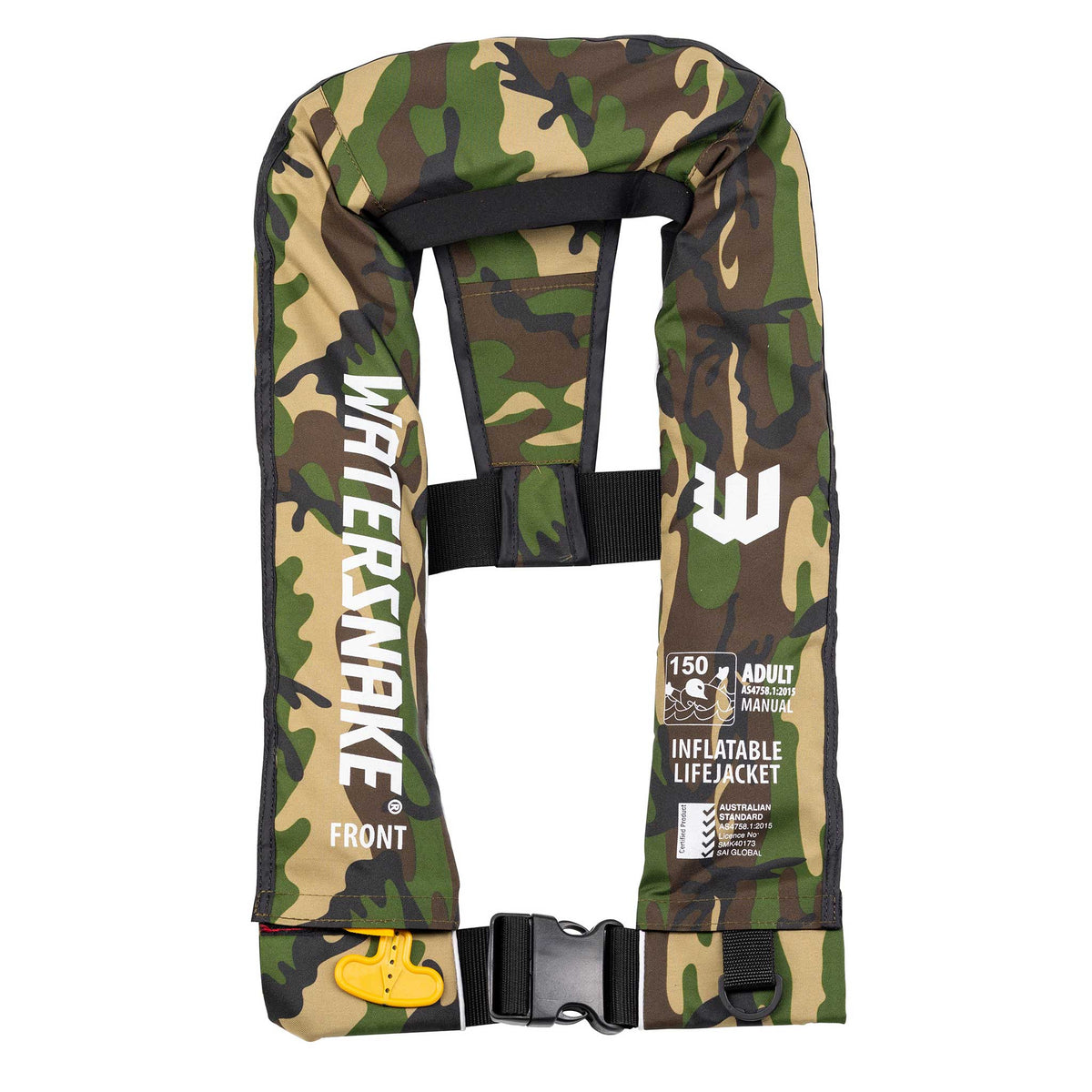 Watersnake Manual Inflatable L150 Life Jacket PFD Vest AS4758:2022