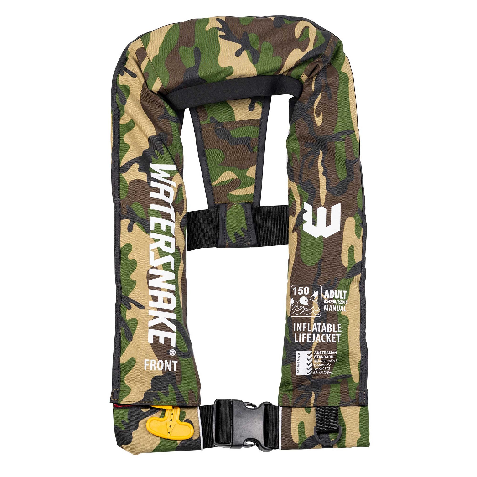 Watersnake Manual Inflatable L150 Life Jacket PFD Vest AS4758:2022