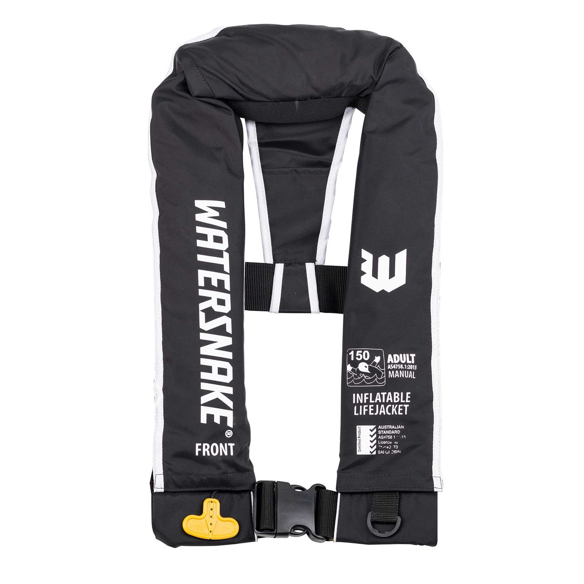 Watersnake Manual Inflatable L150 Life Jacket PFD Vest AS4758:2022