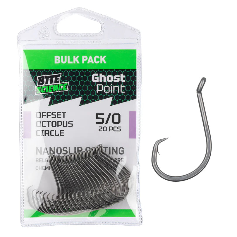 Bite Science Ghostpoint Octopus Circle Hook Bulk Value Pack