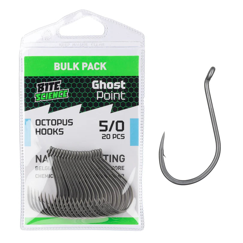 Bite Science Ghostpoint Octopus Hook Bulk Value Pack
