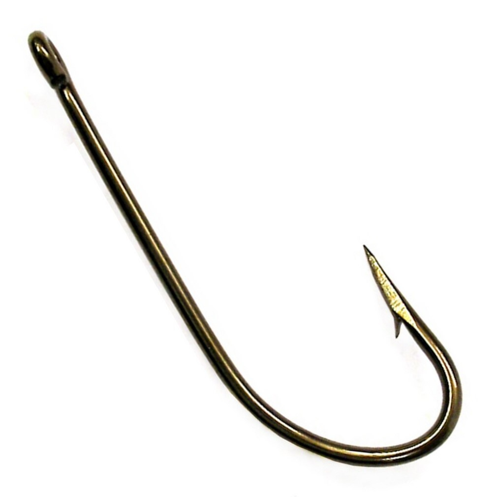Eagle Claw Bronze 2x Kirby Hook Bulk Box