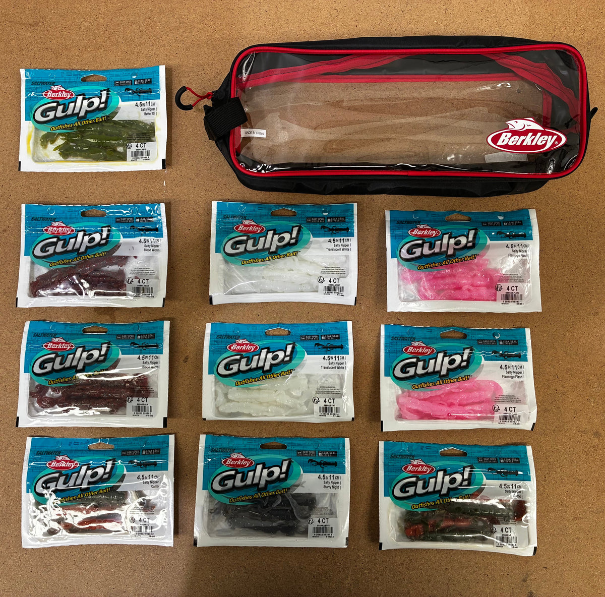 59% off the Ultimate Berkley Gulp Salty Nipper Soft Plastic Pack - Pack Attack #20