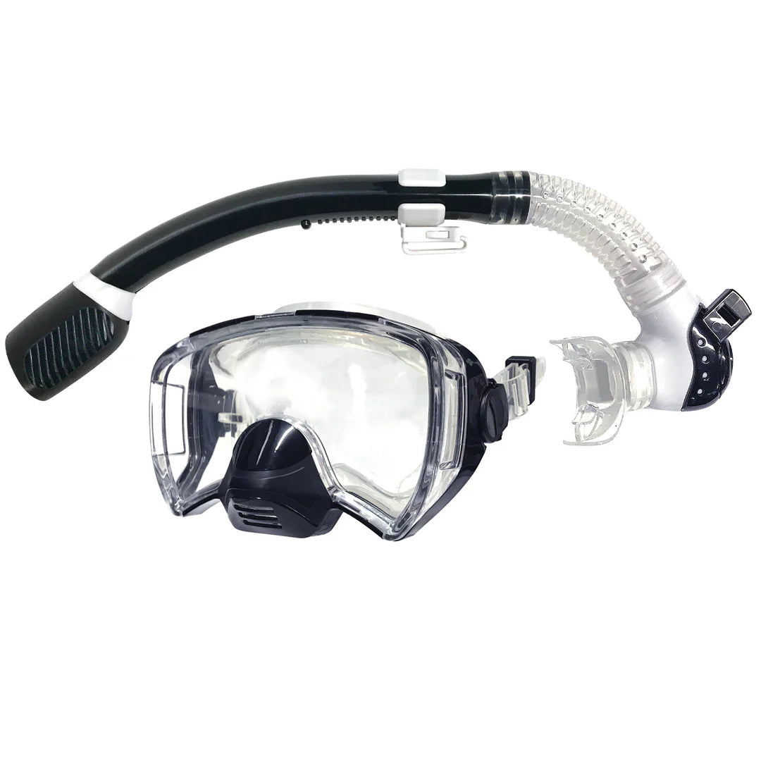 Land and Sea Hi Vis Executive Mask Snorkel Set
