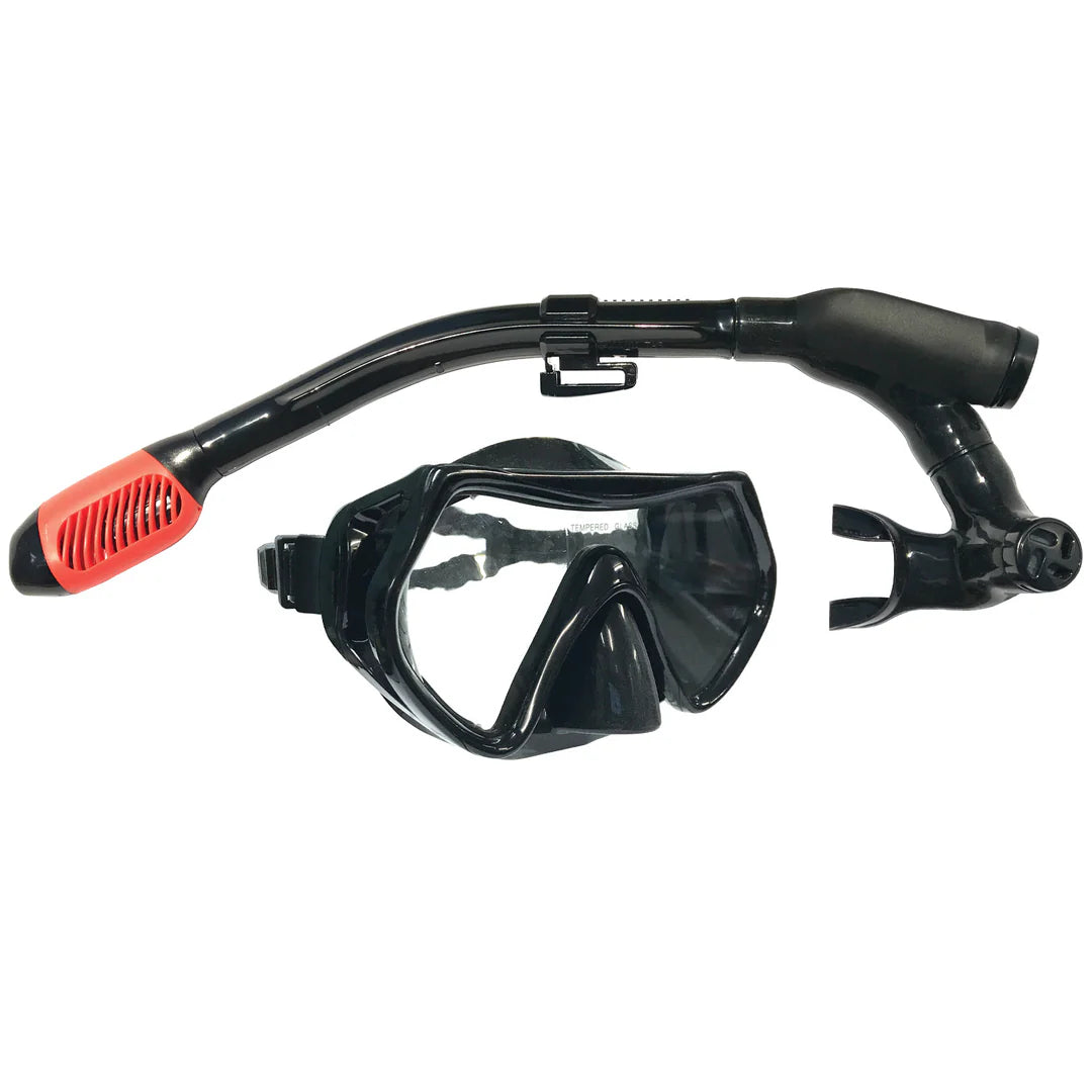 Land and Sea Predator Pro Mask Dry Snorkel Set