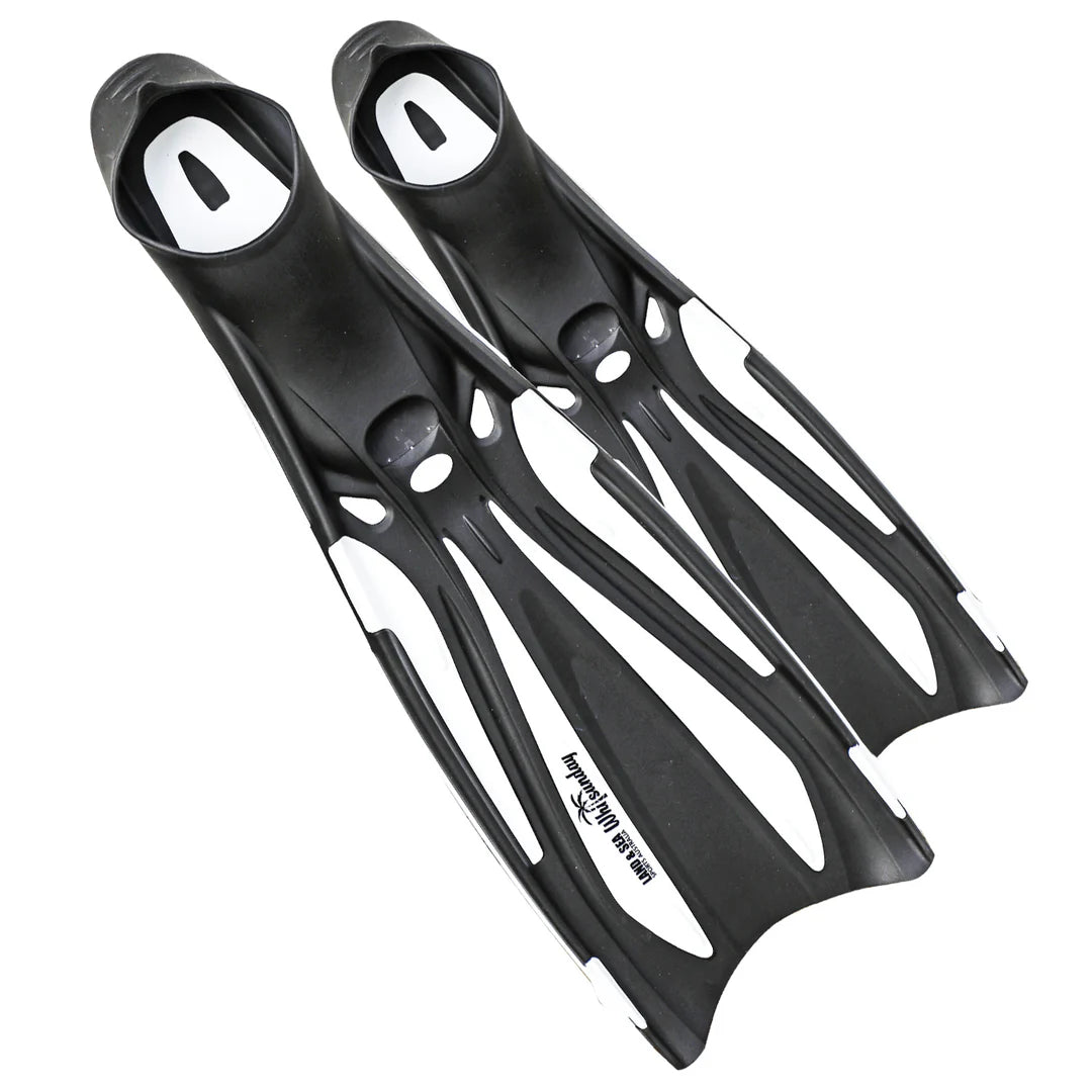 Land and Sea Whitsunday Mask Snorkel Fin Set White