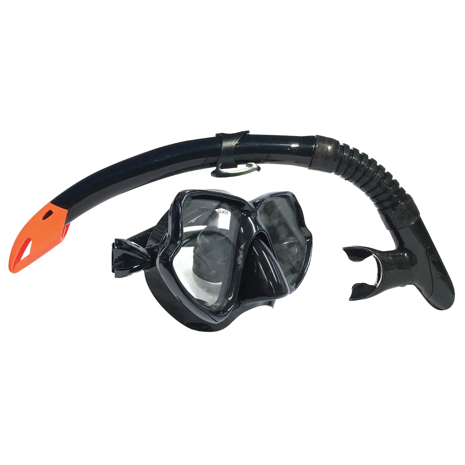 Land and Sea Whitsunday Mask Snorkel Fin Set Black