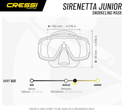 Cressi Sirenetta Junior Dive Mask