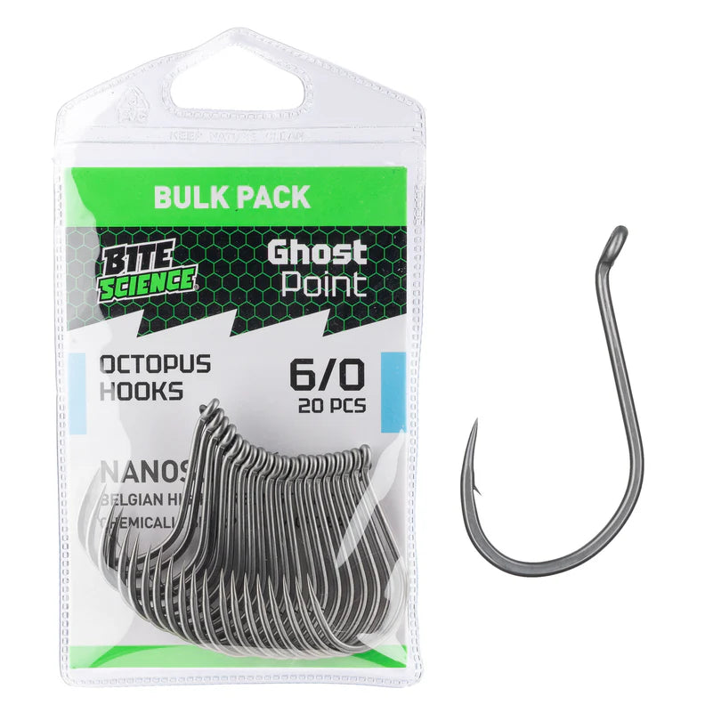 Bite Science Ghostpoint Octopus Hook Bulk Value Pack