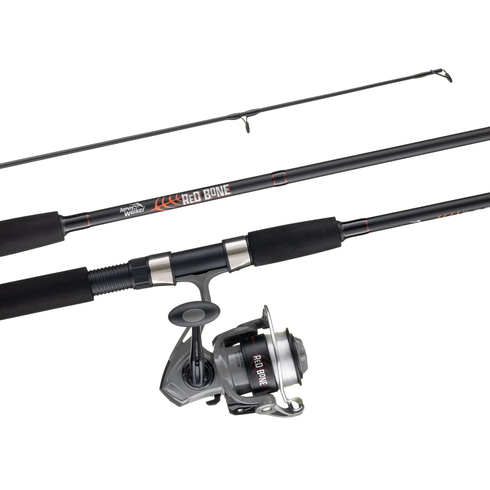 Jarvis Walker Red Bone RB4 Telescopic Travel Spin Combo