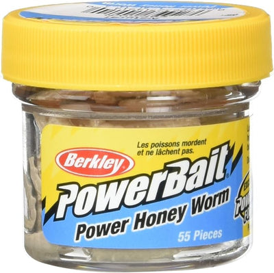 Berkley Powerbait Honey Worm Natural 1 Inch