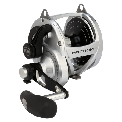 Penn Fathom II Silver 2S Two Speed Overhead Reel