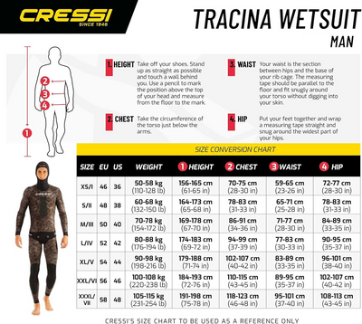 Cressi Tracina Open Cell Wetsuit 5mm