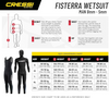 Cressi Fisterra Wetsuit 2 Piece With Pant Zip 8mm