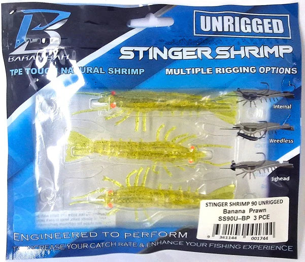 Barambah Stinger Shrimp Unrigged Soft Plastic Lure 90