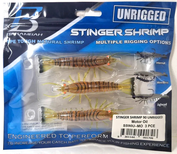 Barambah Stinger Shrimp Unrigged Soft Plastic Lure 90