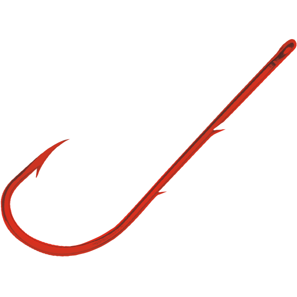 VMC 9293 Long Shank Red Baitholder Hook Value Pack