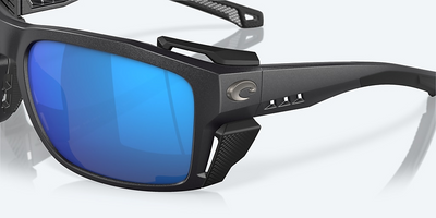 Costa King Tide 8 Black Pearl Frame Blue Mirror 580 Lens Sunglasses