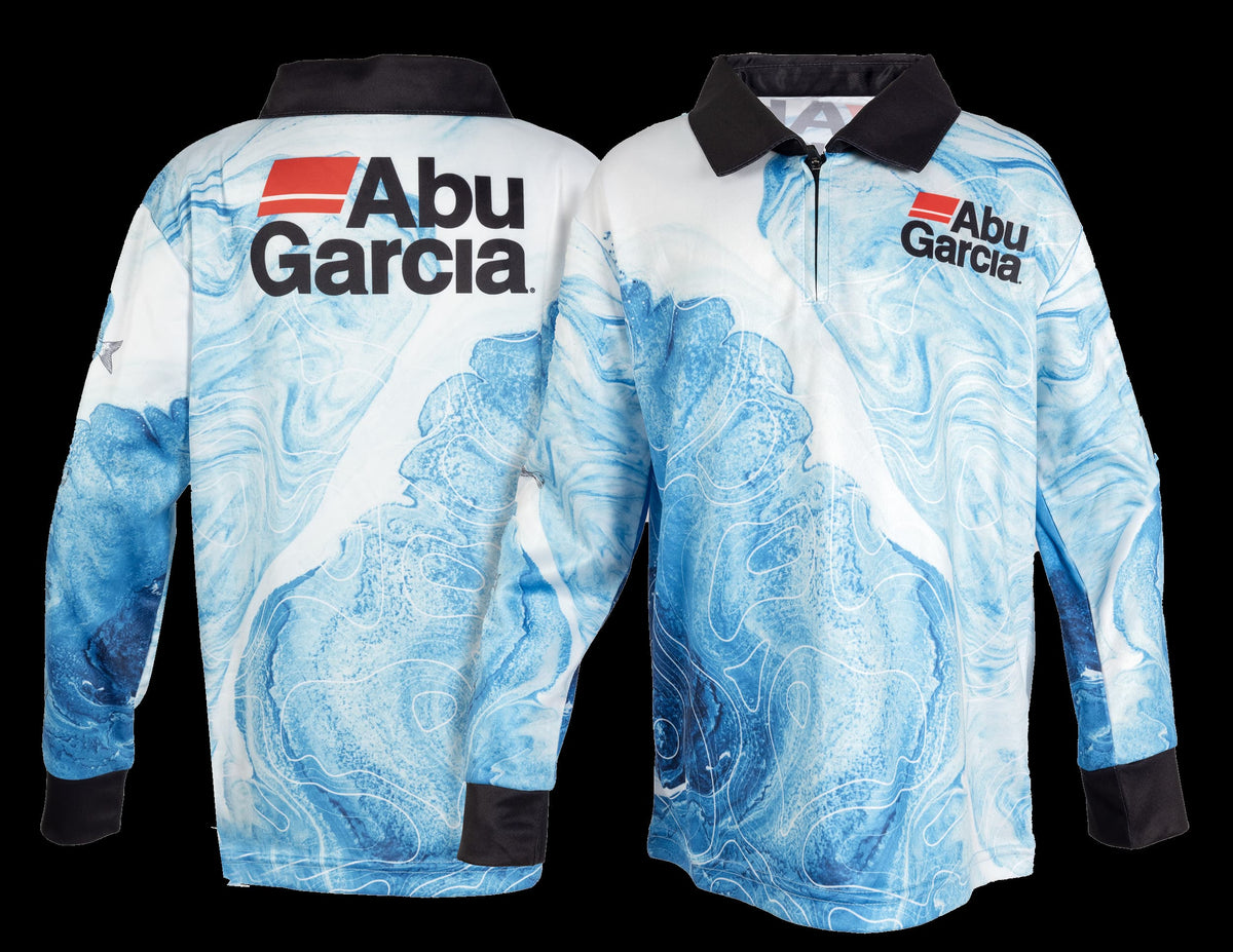 Abu Garcia Boys Fishing Jersey Shirt Size 12