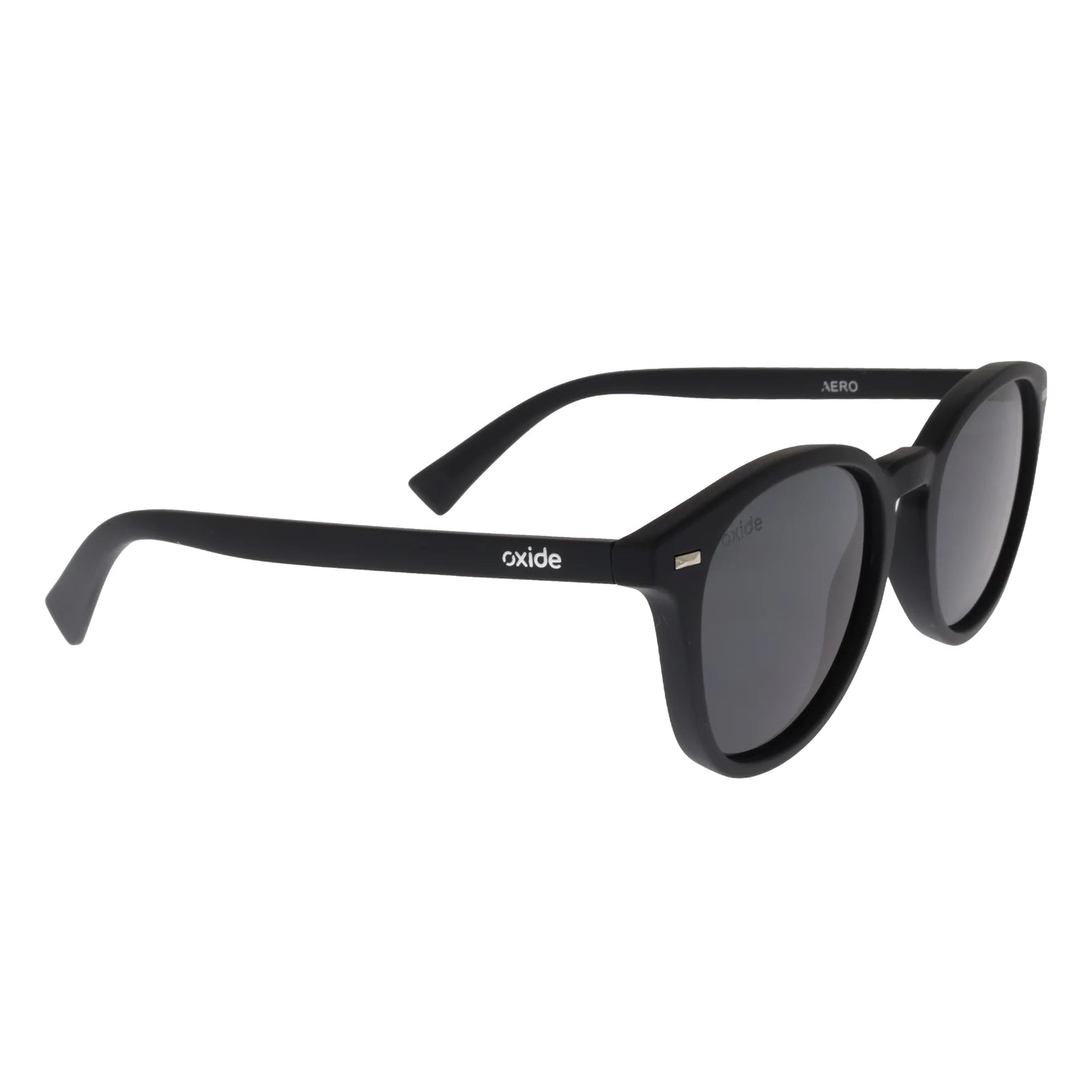 Oxide Aero Matt Black Frame Grey Lens Sunglasses