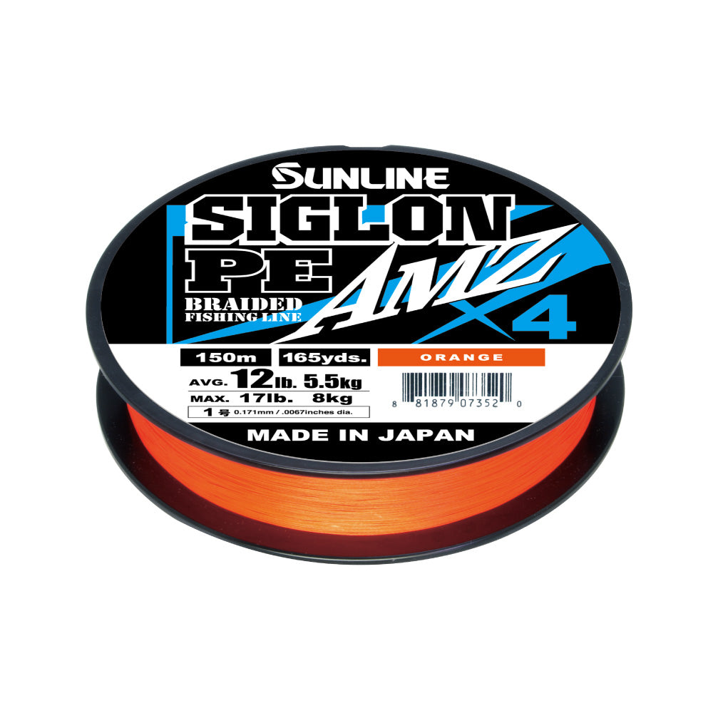 Sunline Siglon AMZ PE X4 Braid Blood Orange 150m