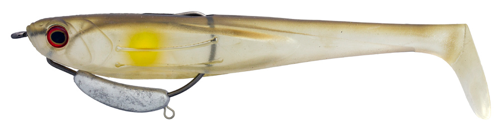 Zerek Flat Shad Pro 4.5 Inch Weedless Rigged Soft Plastic Lure