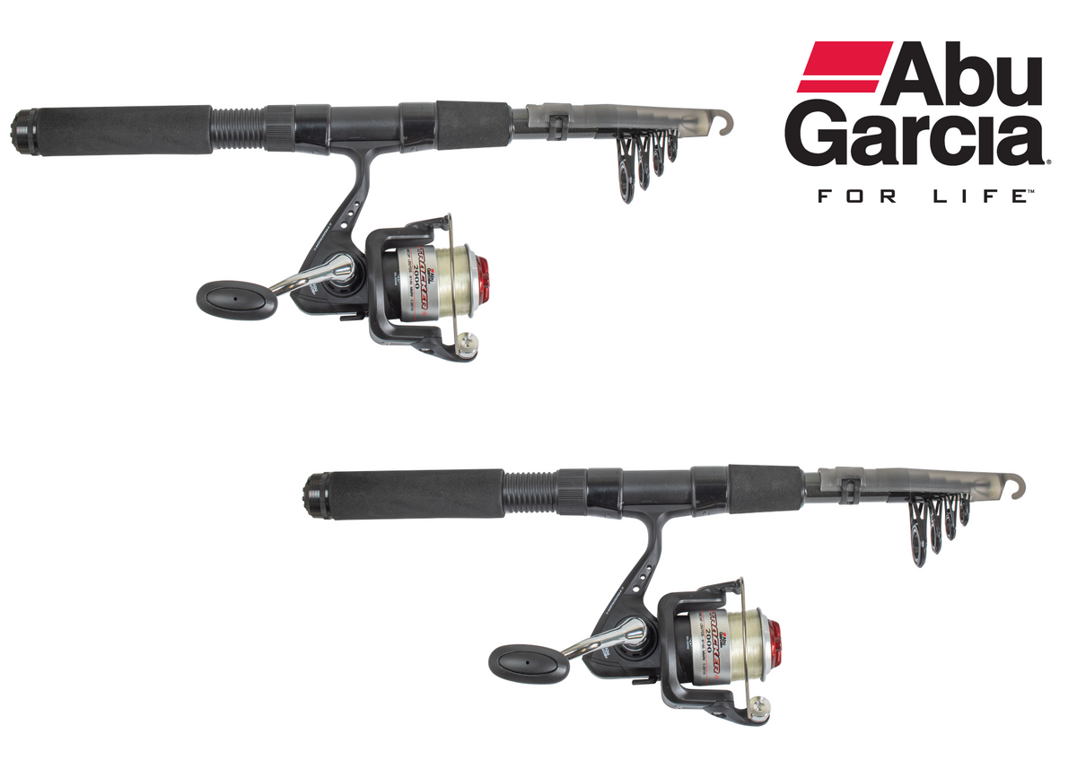 Abu Garcia Tracker Telescopic Travel Combo Bundle