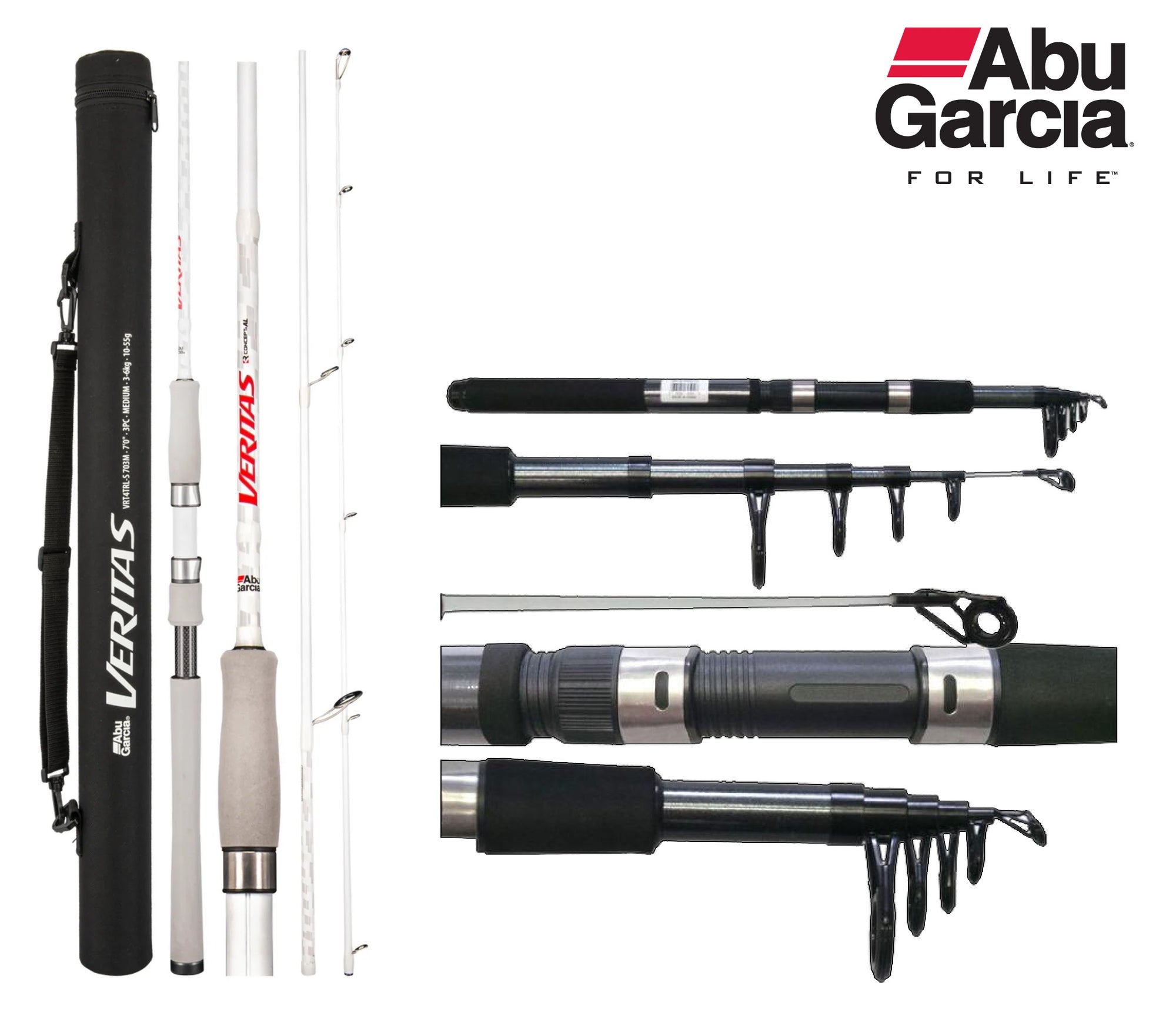 abu garcia extending rod Abu Garcia Travel Rod Pack