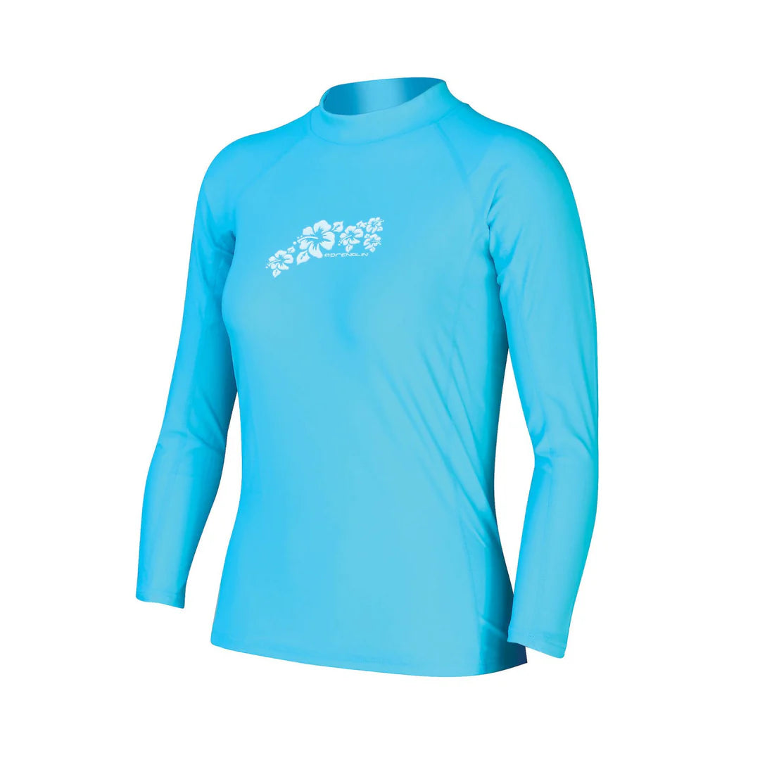Adrenalin Ladies Long Rash Vest Aqua