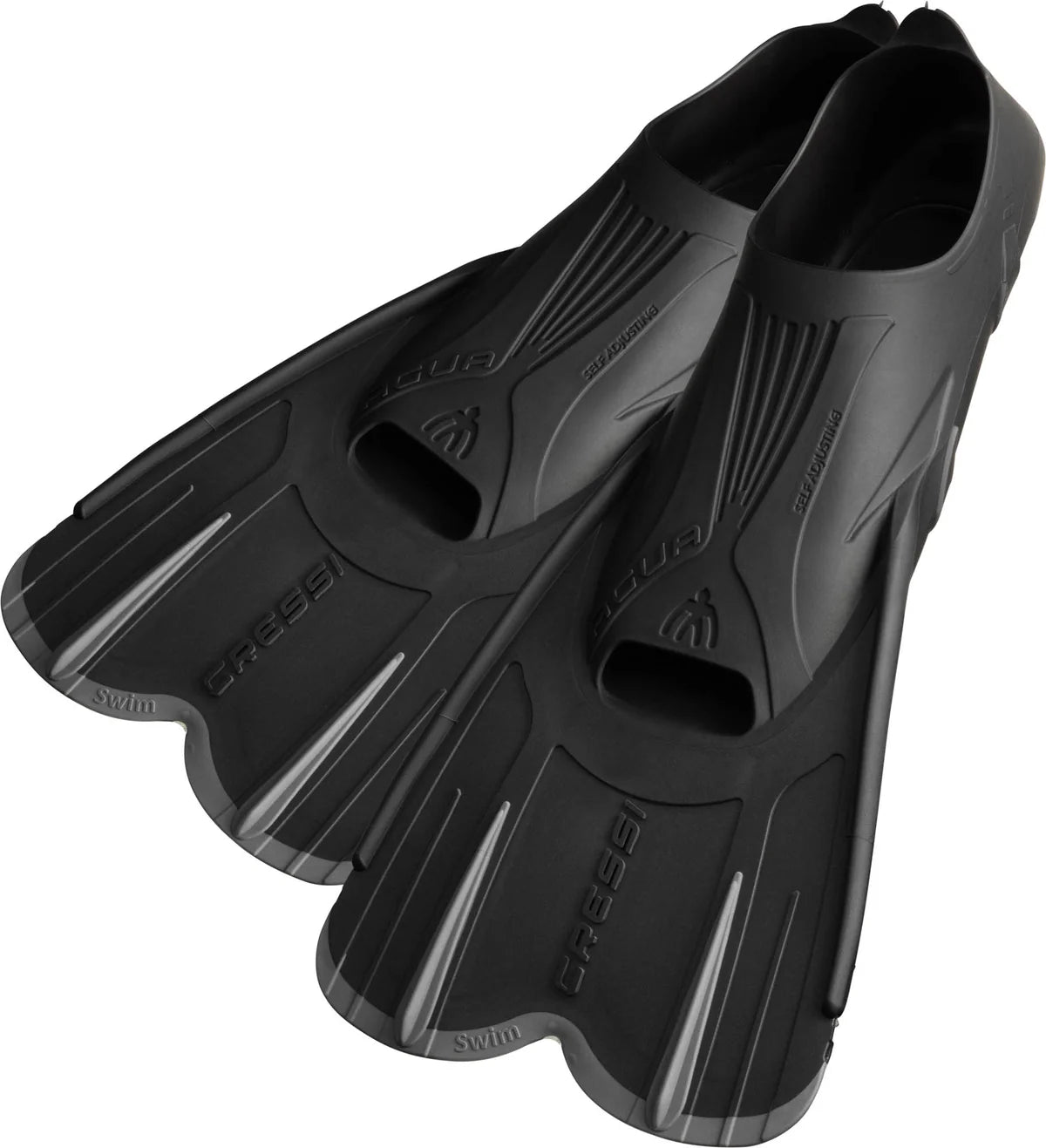 Cressi Agua Short Fin Black Silver