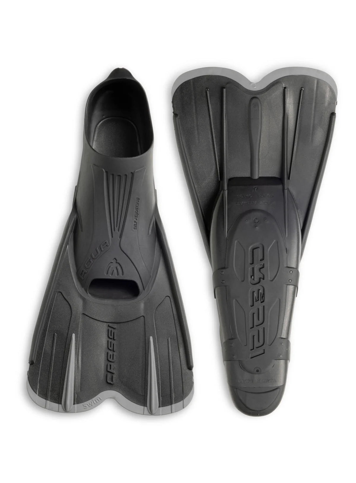 Cressi Agua Short Fin Black Silver