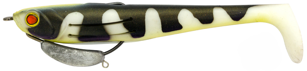 Zerek Flat Shad Pro 4.5 Inch Weedless Rigged Soft Plastic Lure