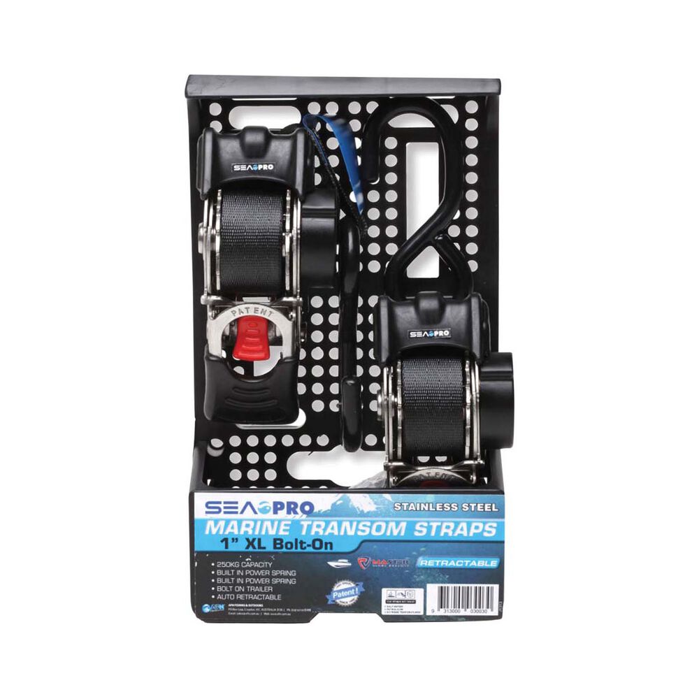 Sea Pro Marine Transom Trailer Bolt-On Strap Pack 1in
