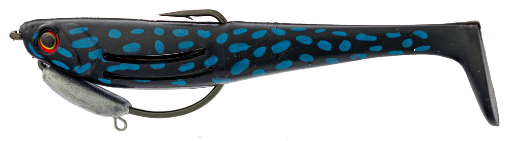 Zerek Flat Shad Pro 4.5 Inch Weedless Rigged Soft Plastic Lure