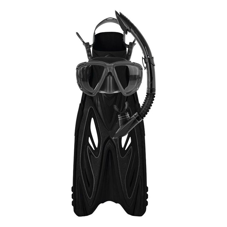 Mirage Baracuda Mask Snorkel Fin Set Black