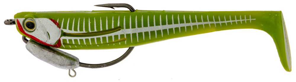 Zerek Flat Shad Pro 4.5 Inch Weedless Rigged Soft Plastic Lure