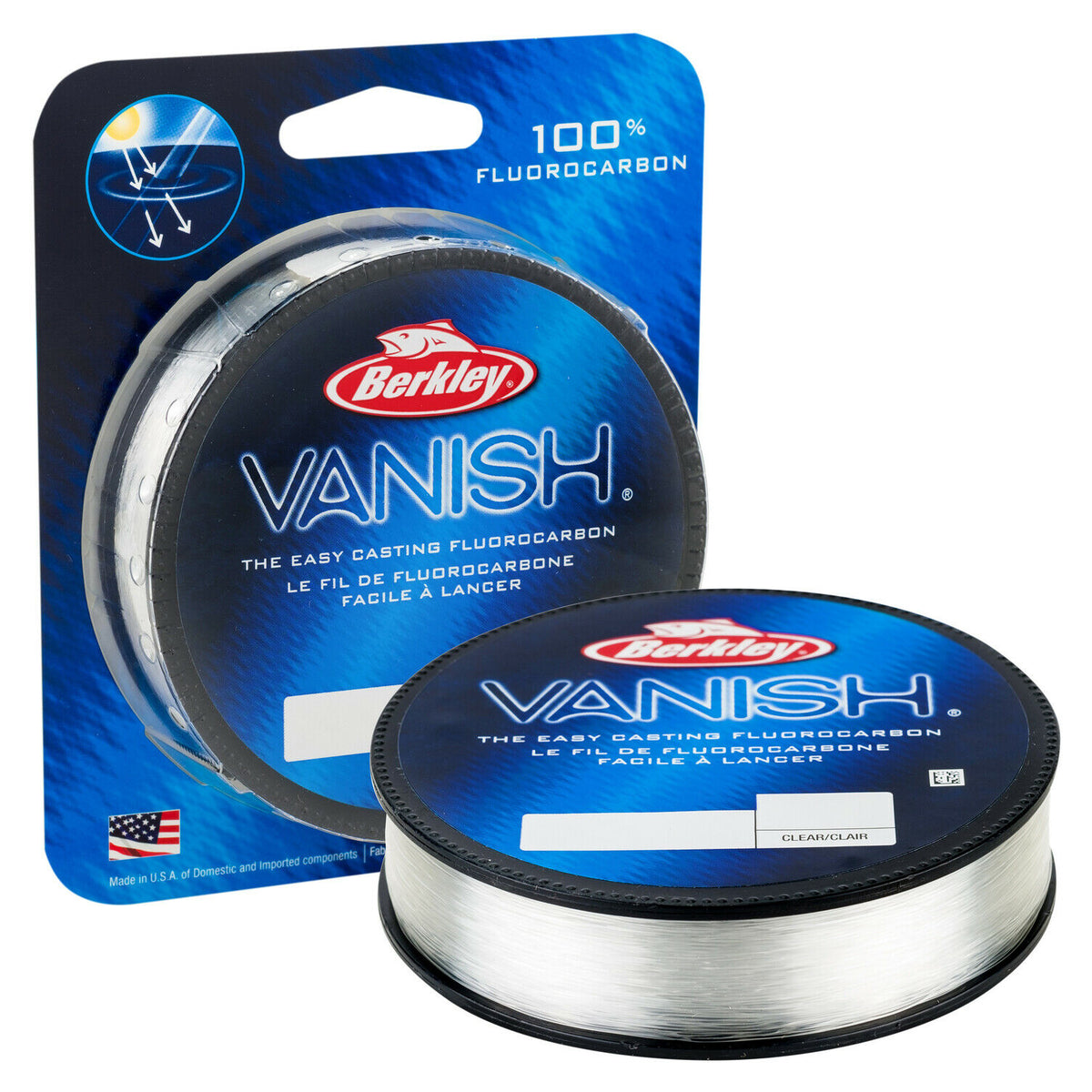 Berkley Vanish Fluorocarbon Clear Main Line 17lb 250yd