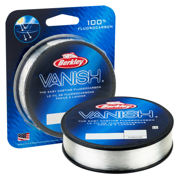 Berkley Vanish Fluorocarbon Clear Main Line 17lb 250yd 