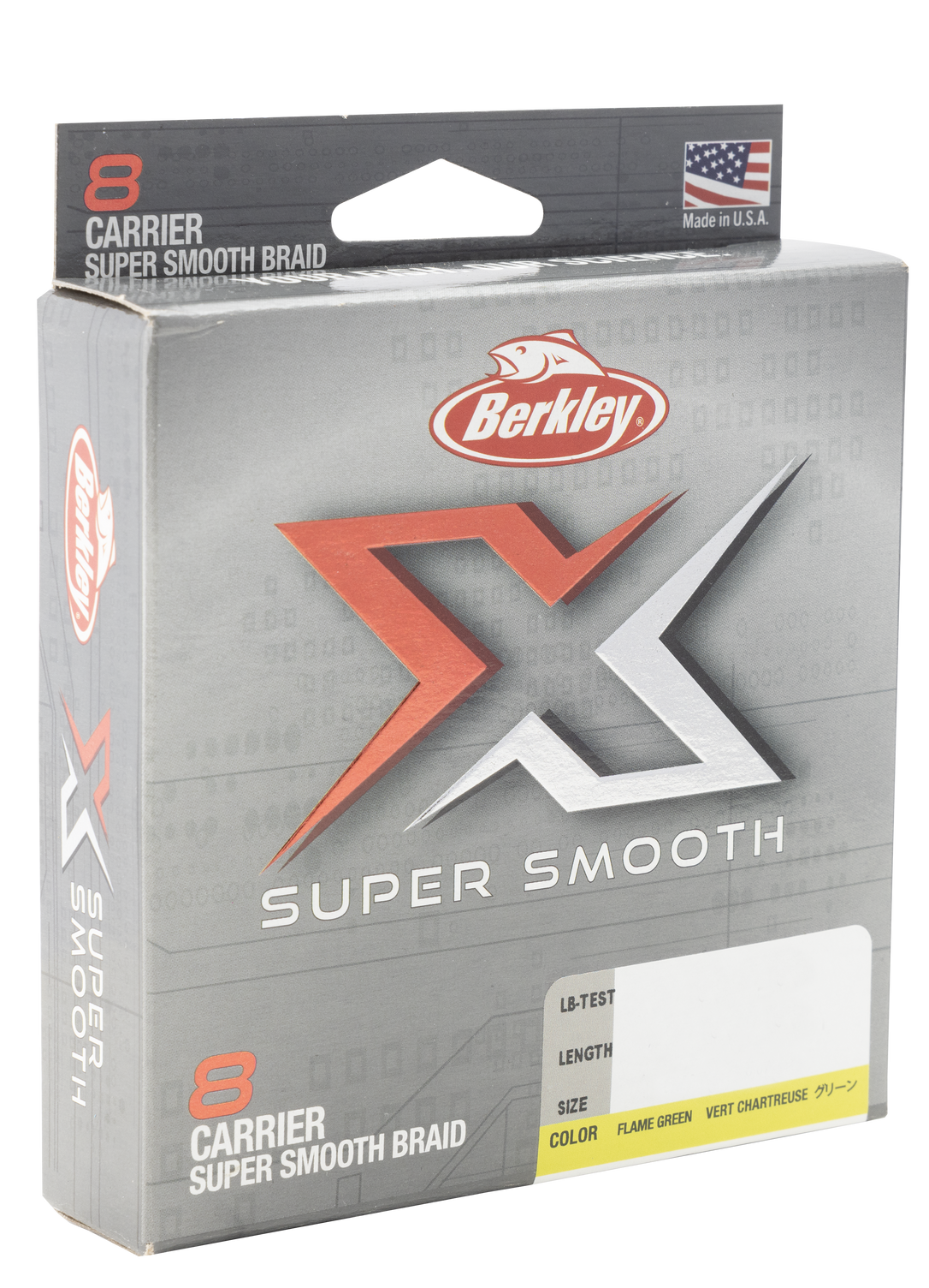 Berkley X Braid Super Smooth 8 Fishing Line Green 150m