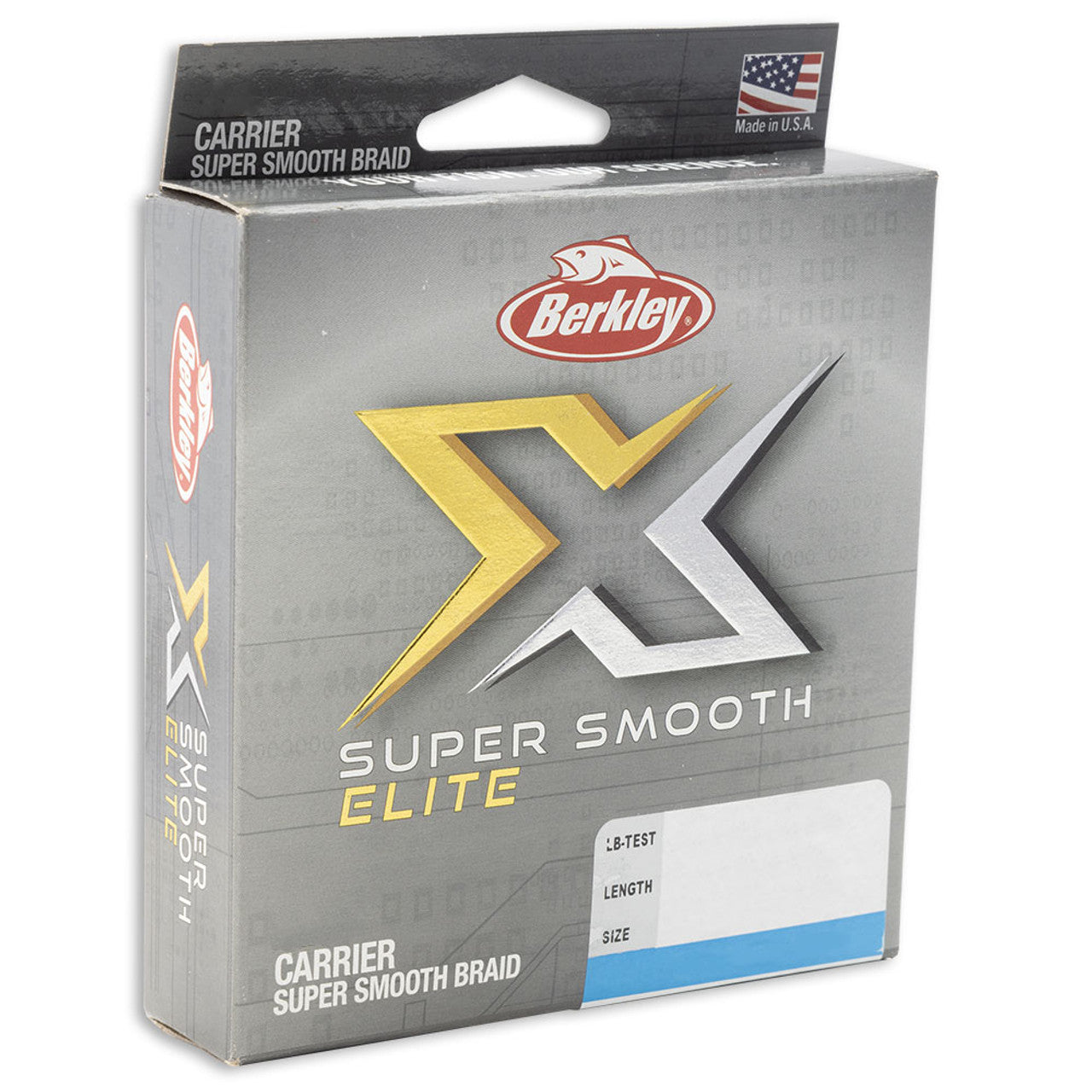 Berkley X Braid Super Smooth Elite 12 Fishing Line Ocean Blue 250-300m