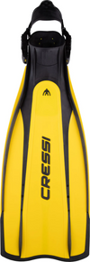 Cressi Pro Light Adjustable Fins Black Yellow