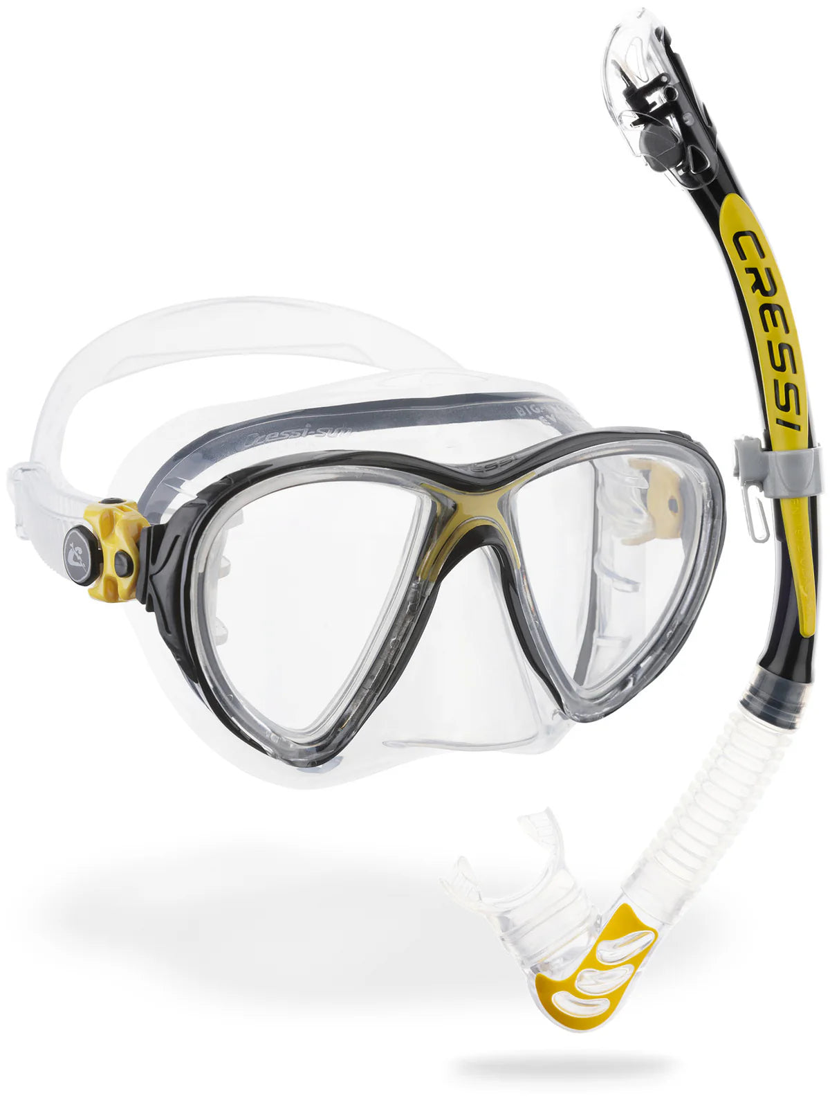 Cressi Big Eyes Evo Alpha Ultra Dry Mask Mask Snorkel Set