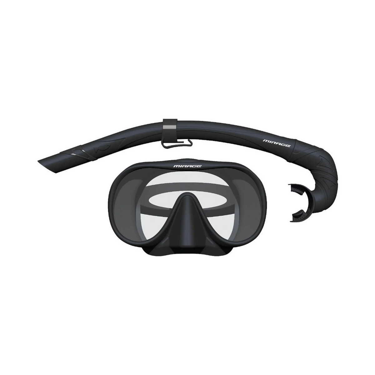 Mirage Sunsets Mask Snorkel Set