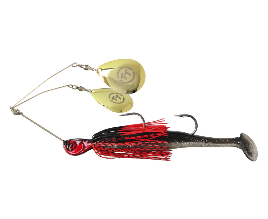 Tackle Tactics TT Tornado Plus Spinner Bait Lure Twin Spin Rigged 3/4oz