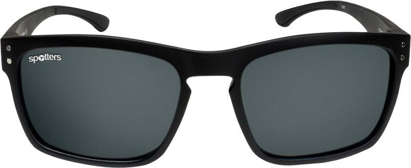 Spotters Crypto Matt Black Frame Performance Polarised Sunglasses