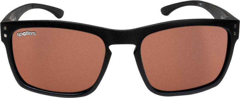 Spotters Crypto Matt Black Frame Performance Polarised Sunglasses