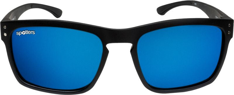 Spotters Crypto Matt Black Frame Performance Polarised Sunglasses